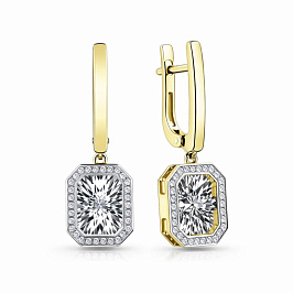 Серьги из белого золота