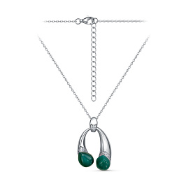 Колье из серебра