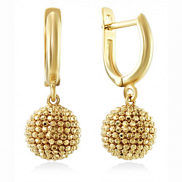 Итальянские золотые серьги