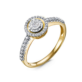 Кольцо из желтого золота