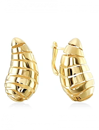 Серьги капли стиль Боттега