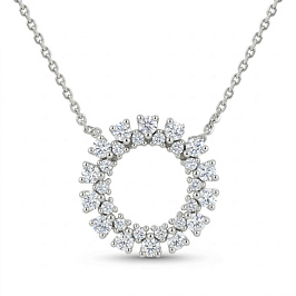 Колье из белого золота