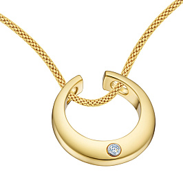 Подвеска из желтого золота