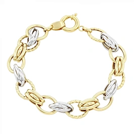 Декоративный браслет из золота