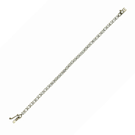 Браслет из белого золота с бриллиантами