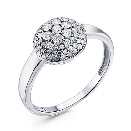 Кольцо из белого золота