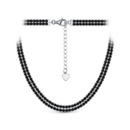 Колье из серебра