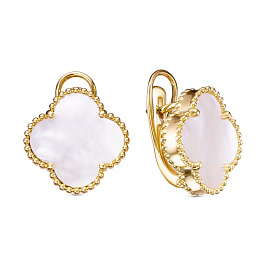 Серьги из желтого золота