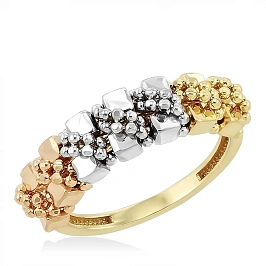 Кольцо из комбинированного золота