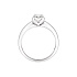 Кольцо из белого золота с бриллиантом 0,24 ct
