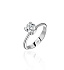 Кольцо из белого золота с бриллиантом 0,7 ct
