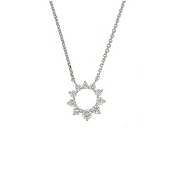 Колье из белого золота