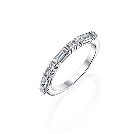 Кольцо из белого золота