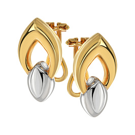 Серьги из желтого золота