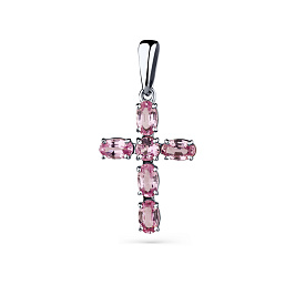 Крест из белого золота