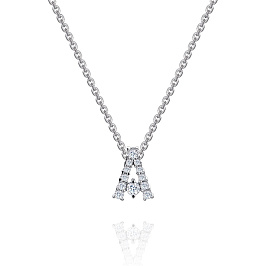 Колье из белого золота