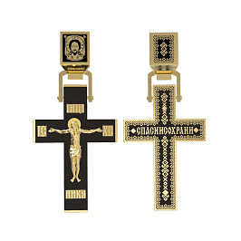 Крест из желтого золота