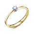 Кольцо из золота с бриллиантом 0,068 ct