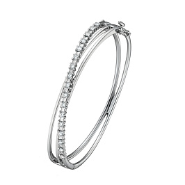 Браслет из белого золота с бриллиантами