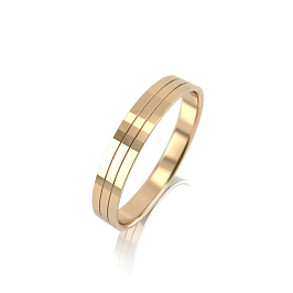 Кольцо из желтого золота