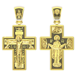 Крест из желтого золота