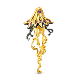 Брошь из серебра