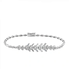 Золотой браслет с бриллиантами