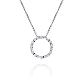 Колье из белого золота