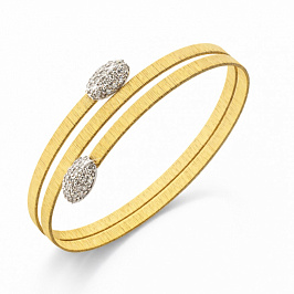 Золотой браслет с бриллиантами