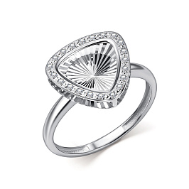 Кольцо из белого золота