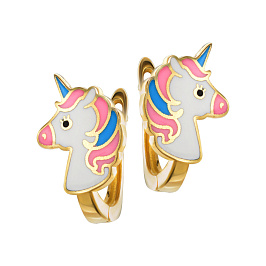 Серьги из желтого золота