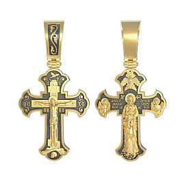 Крест из желтого золота