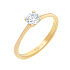 Кольцо DANAYA  из желтого золота с бриллиантом 0,3 ct