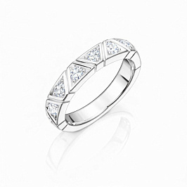 Кольцо из белого золота