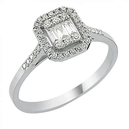 Кольцо из золота с бриллиантами