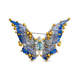 Брошь из серебра