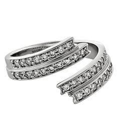 Кольцо из белого золота