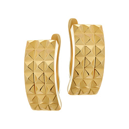 Серьги из желтого золота