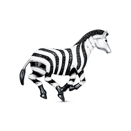 Брошь из серебра