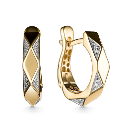 Серьги из желтого золота