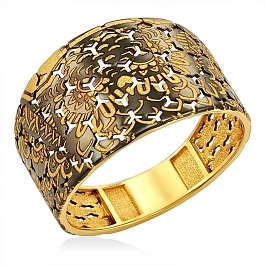 Кольцо из желтого золота