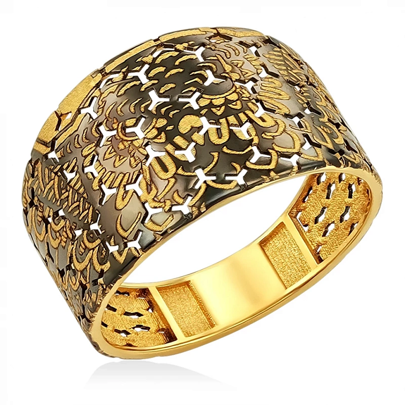 Кольцо из желтого золота