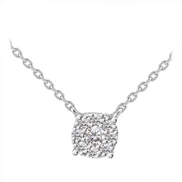 Колье Invisible из золота с бриллиантами