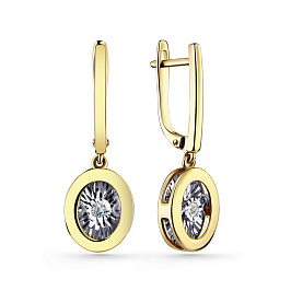 Серьги из желтого золота