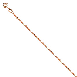 Цепь из розового золота