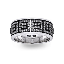 Кольцо из белого золота