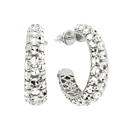 Серьги из белого золота