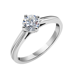 Кольцо DANAYA  из белого золота с бриллиантом 0,71 ct