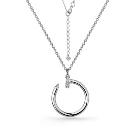 Колье из белого золота