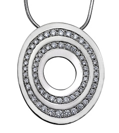 Подвеска из белого золота